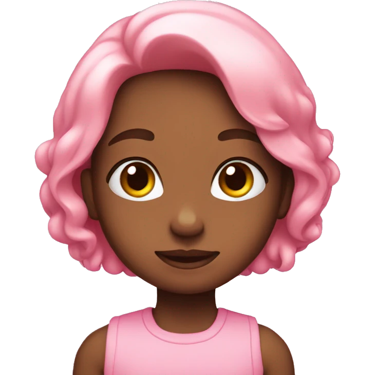 Pink cute  emoji
