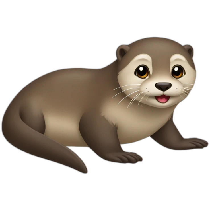 Loutre qui fait caca emoji