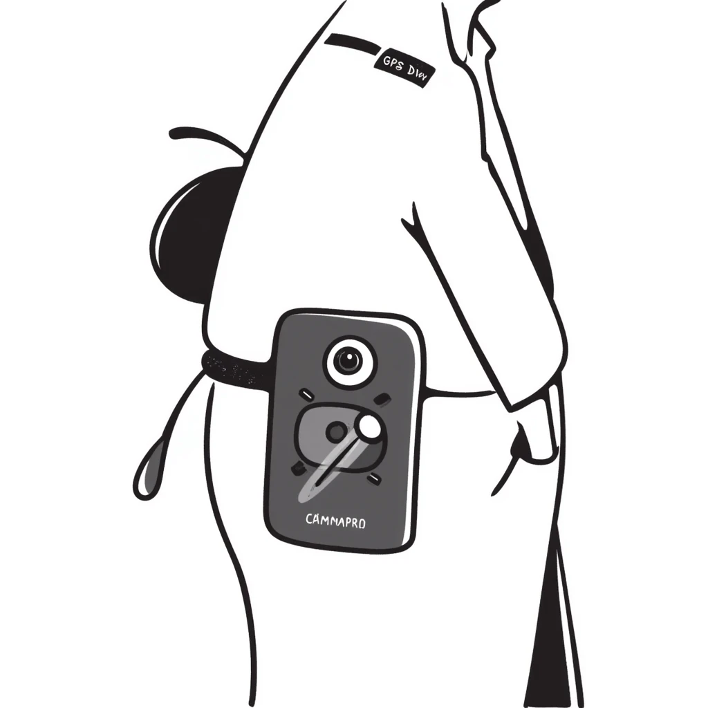 Cammpro I826 Body Camera GPS DVR emoji emoji