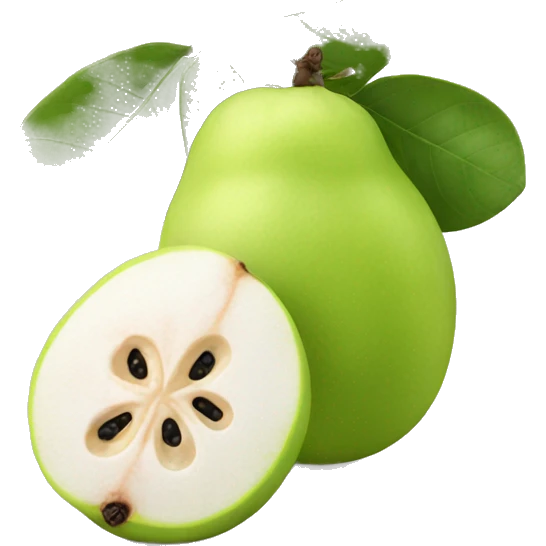white guava emoji