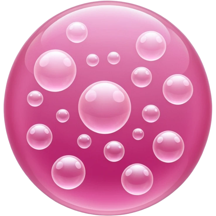 pink bubbles emoji