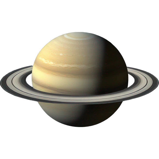 Realistic saturn emoji