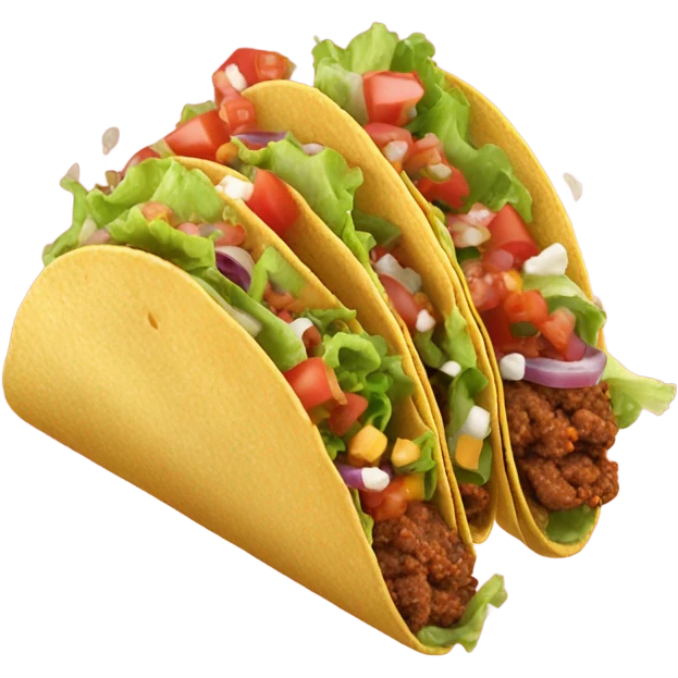 Raining tacos from the sky emoji