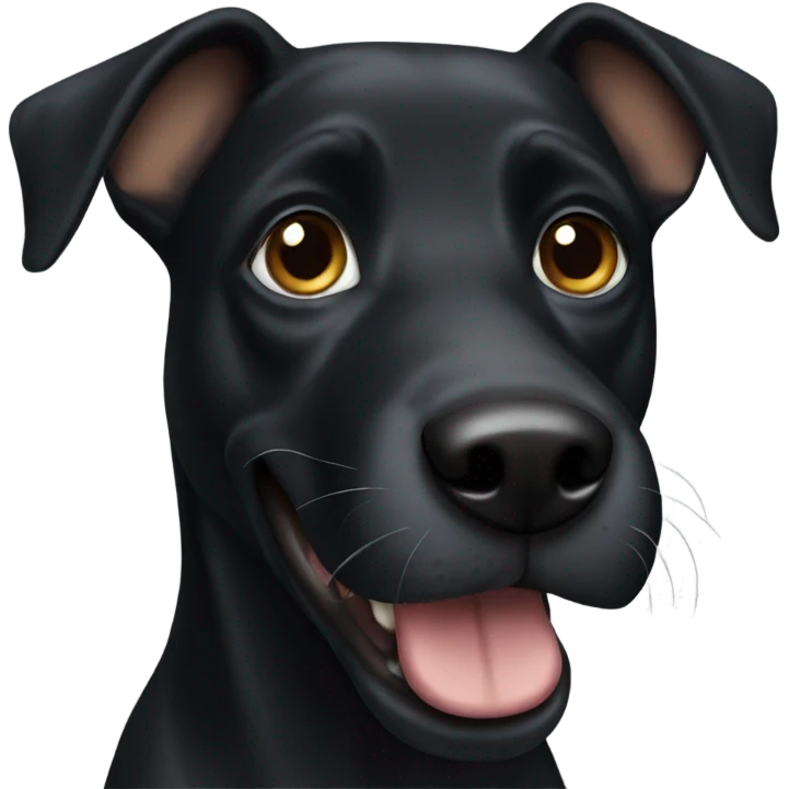 black dog emoji