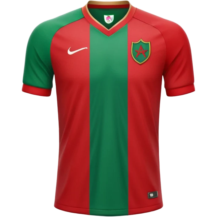 Maillot du Maroc foot emoji