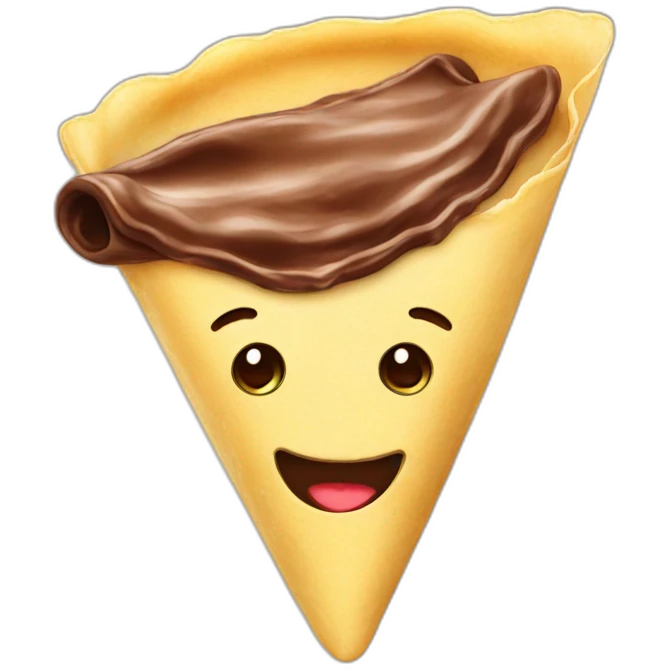 crepe chocolate emoji