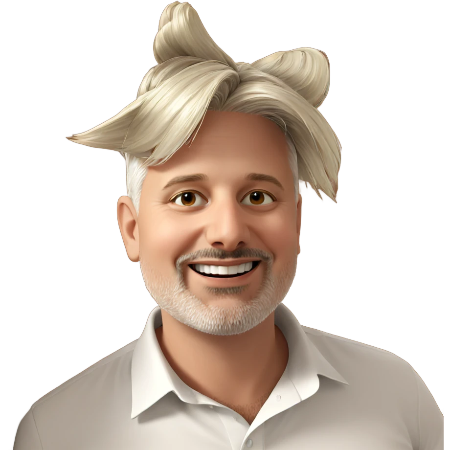 smiling male in white shirt emoji