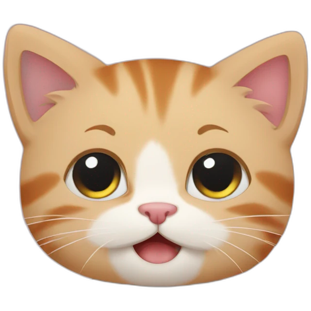 Kittens scratch people emoji