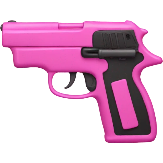 Pink gun emoji