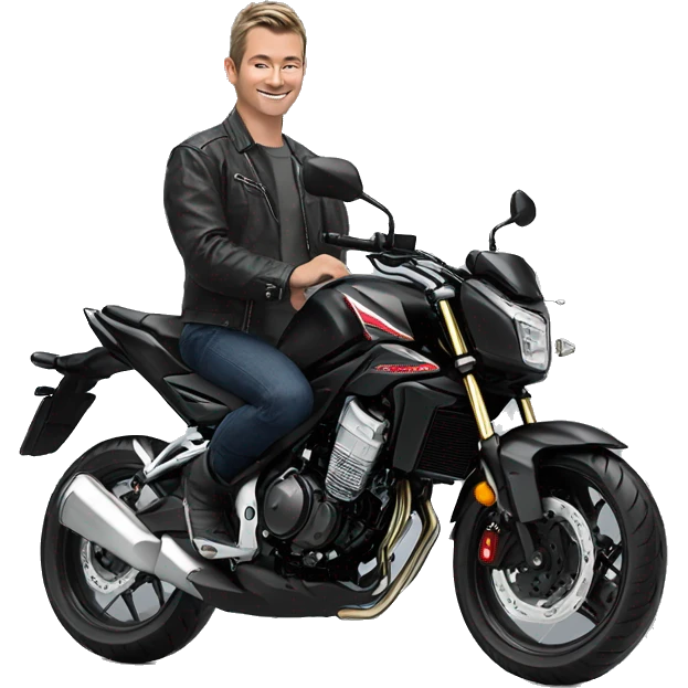 honda cb125r negra emoji