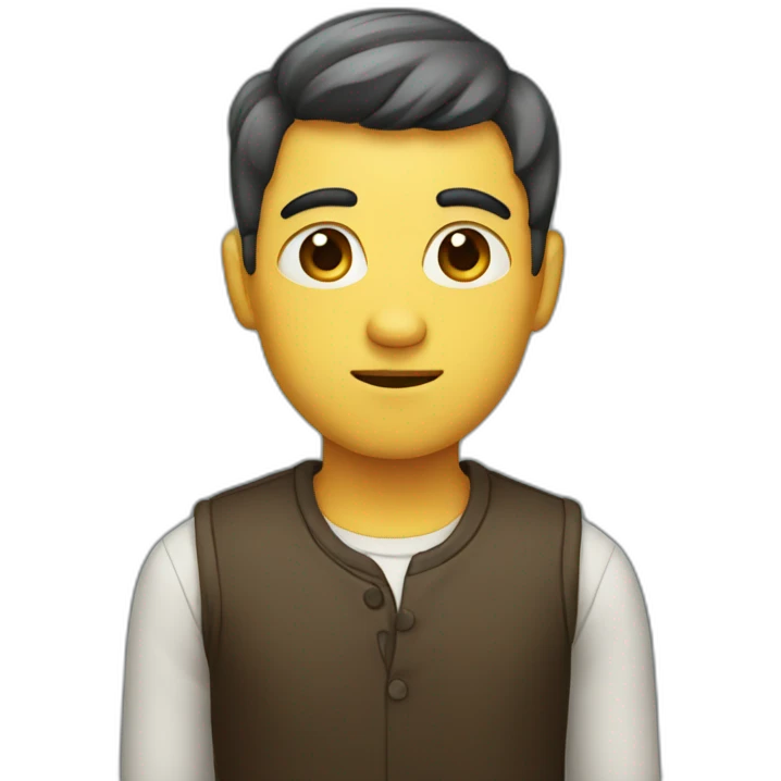 Human with a raised eyebrow emoji