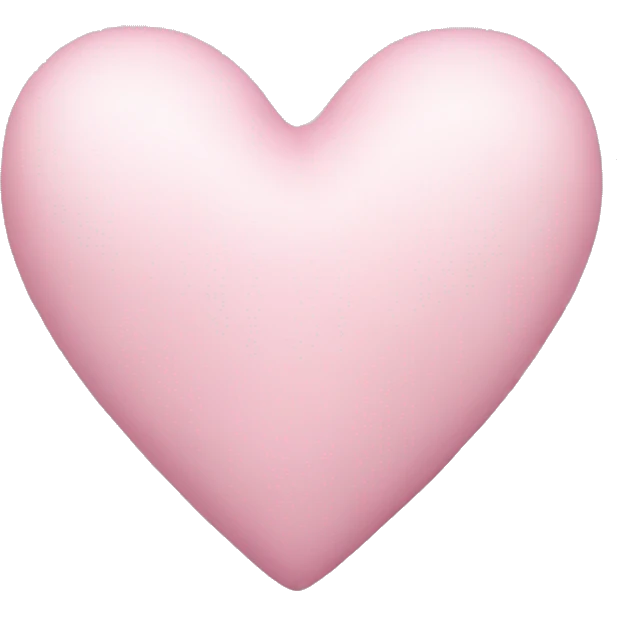 Pillow light pink heart emoji