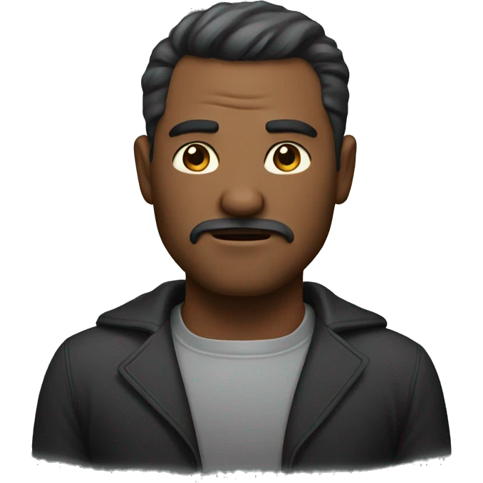 a man with an arrogant look emoji