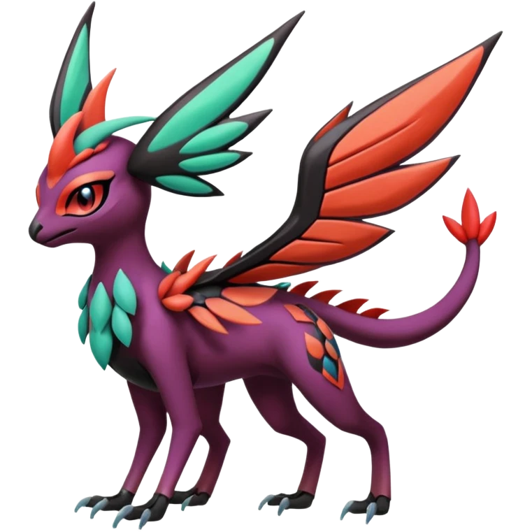 Meloetta-Noivern-Yveltal-Pokémon-Fakémon-fusion-hybrid-creature emoji