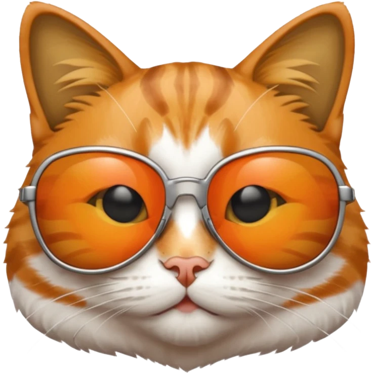 Cat a with sunglasses emoji