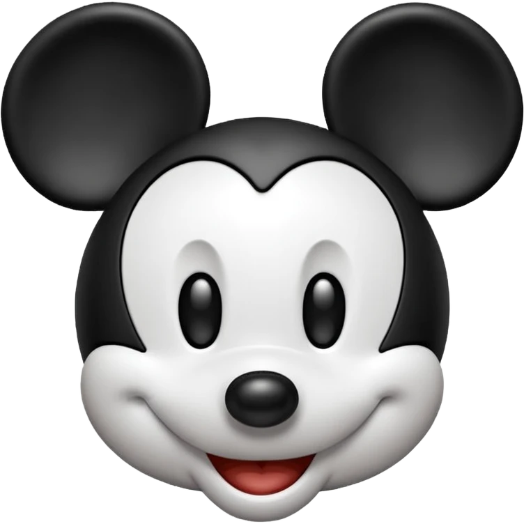 mickey mouse head blanck emoji