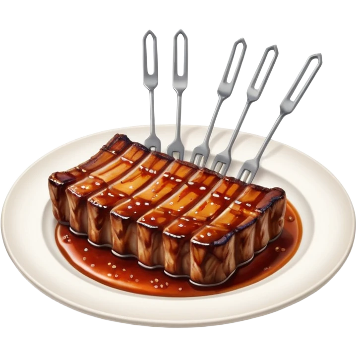 grilling rib ticklers emoji