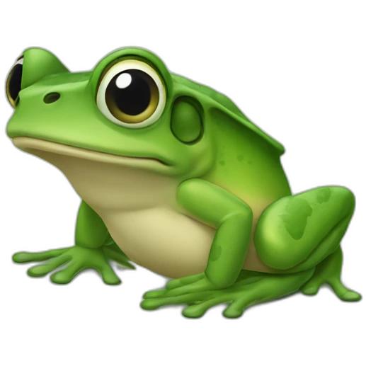Une grenouille qui vole emoji
