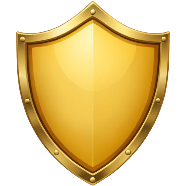 golden shield emoji