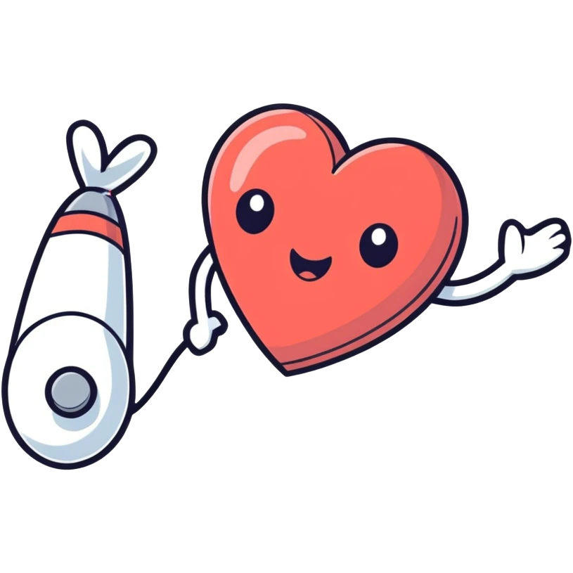 Beating heart emoji
