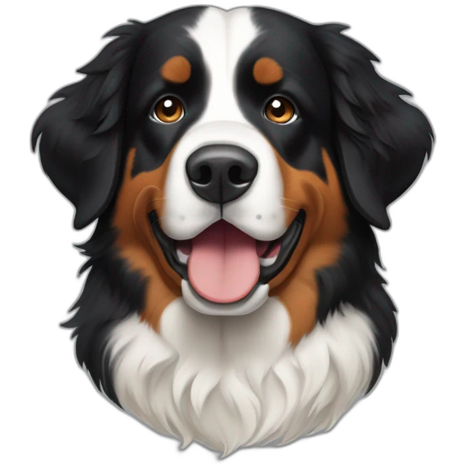 bernese mountain dog cloudberry emoji