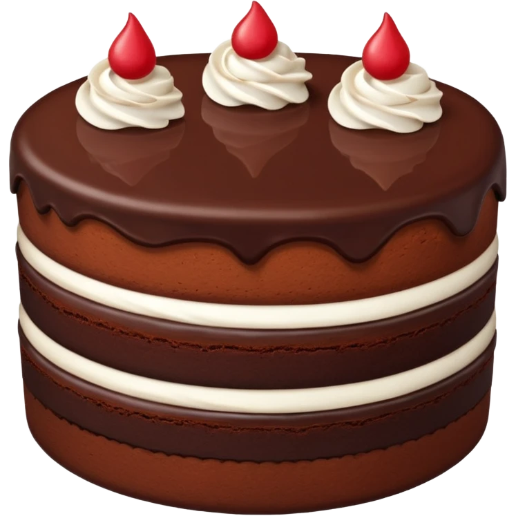  3 pieces of cake emoji