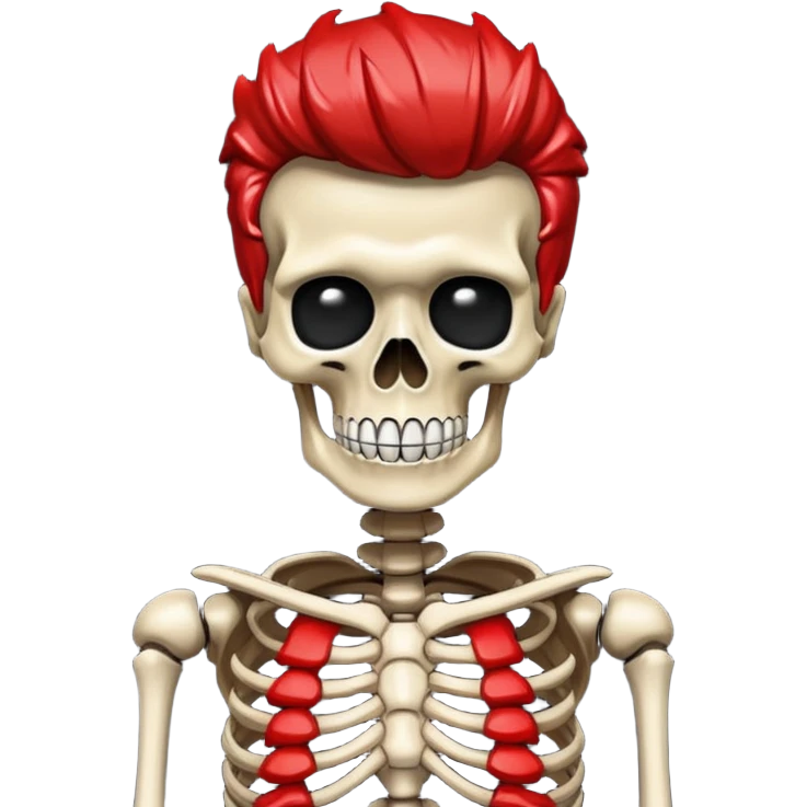 Rick Astley as Absolutely Corrupted Broken Flashing Red Skeleton Wojak and the background is pitch black emoji