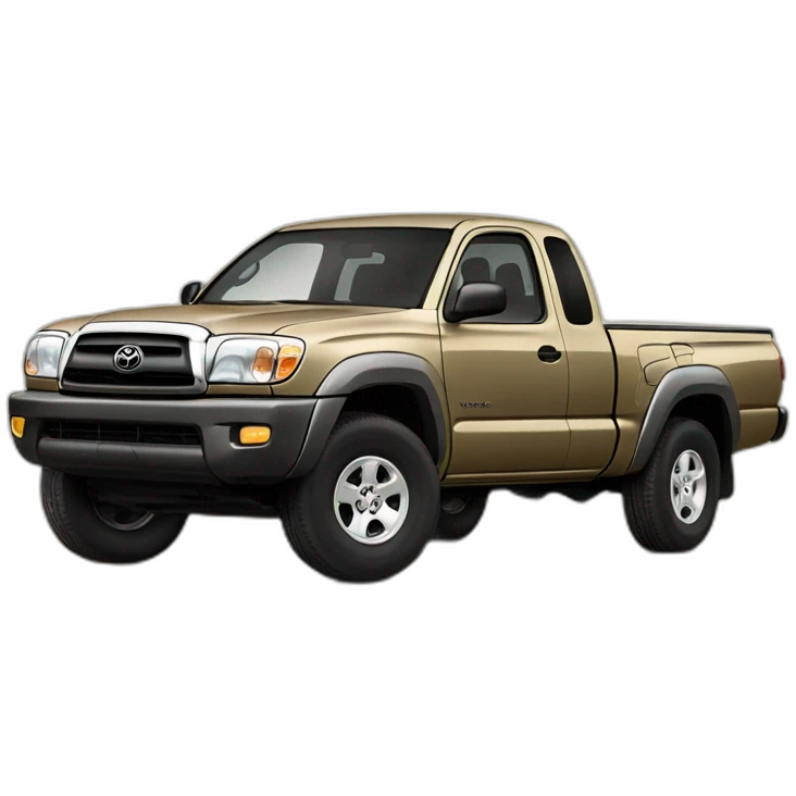 2003 Toyota Tacoma ext cab 2wd with sand paint emoji