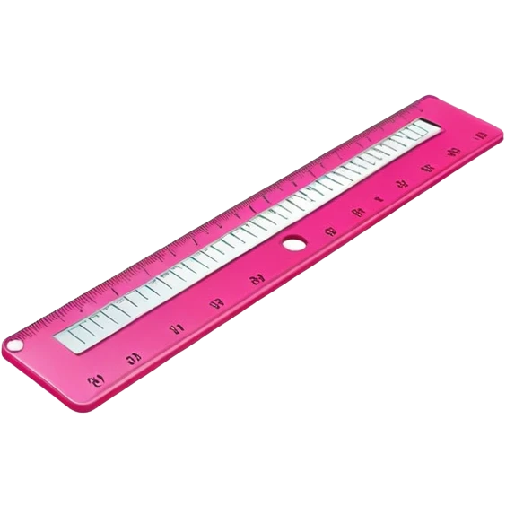 Dark pink ruler emoji