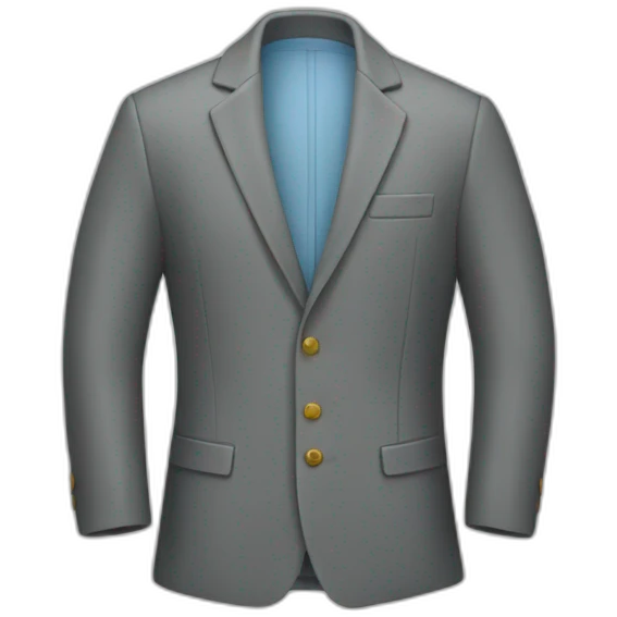 Jacket lapel without the rest of the jacket  emoji