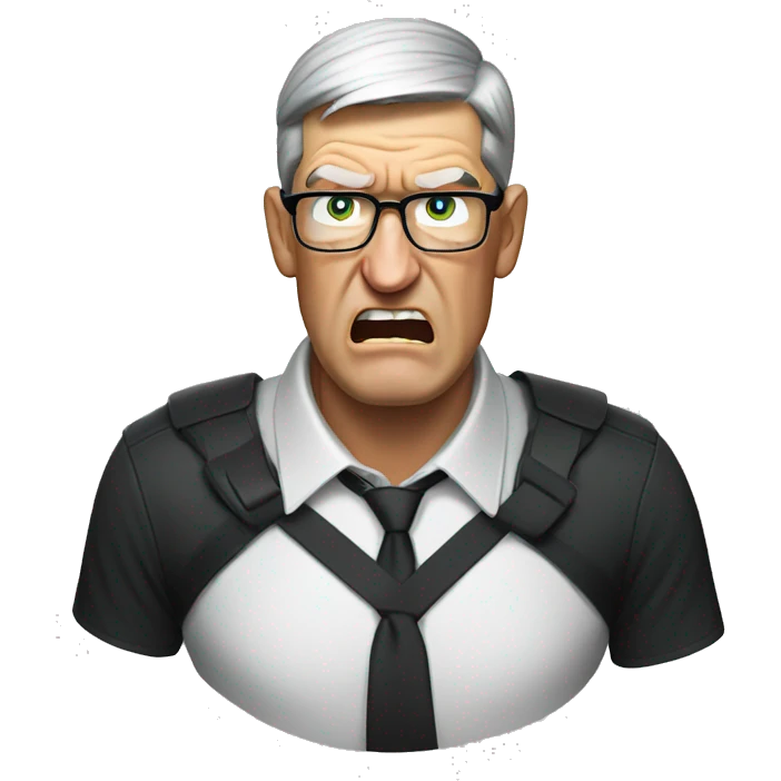 angry tim cook emoji