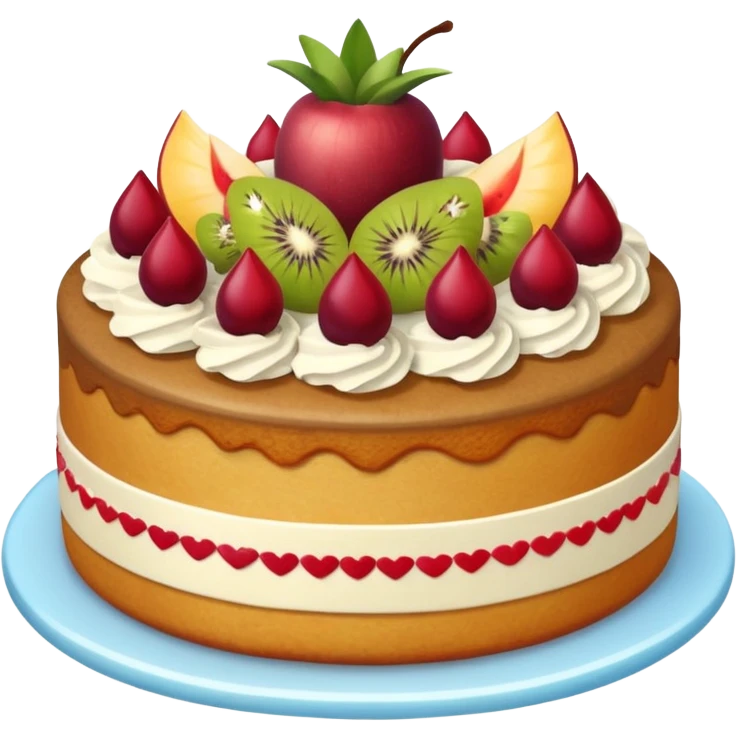 cake and short cake emoji