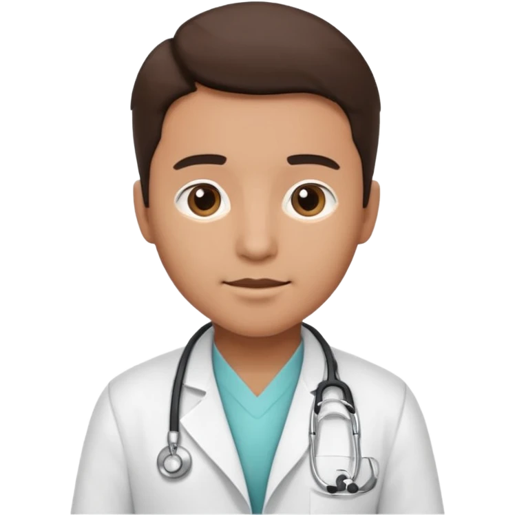 doctor emoji, stethoscope, medical coat emoji