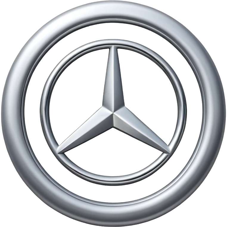 Mercedes logo!  emoji