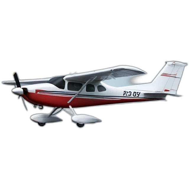 Hyper realistic airplane cessna modelo 206 emoji