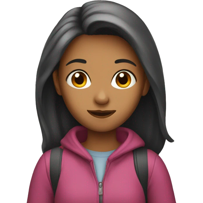 Girl leaving emoji