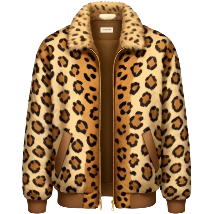 leopard print jacket emoji