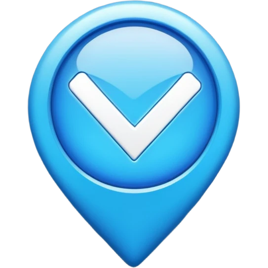 Verificación de tik tok azul emoji