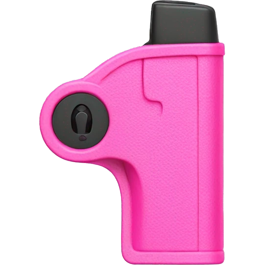 Pepper Spray in pink holster  emoji