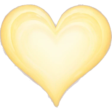 a heart surrounded by a gentle, swirling pattern of light emoji
