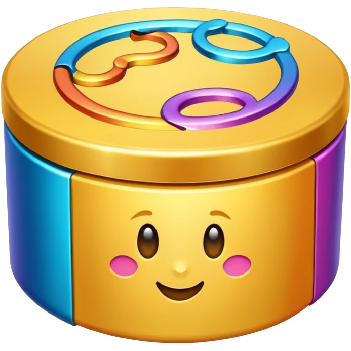 Surprise circle box emoji