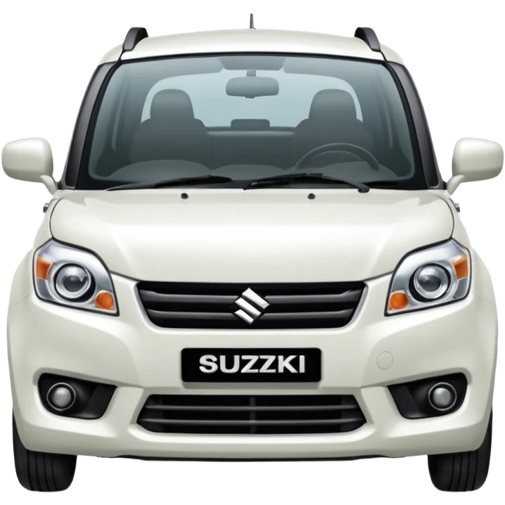Suzuki Brezza white colour car emoji  emoji