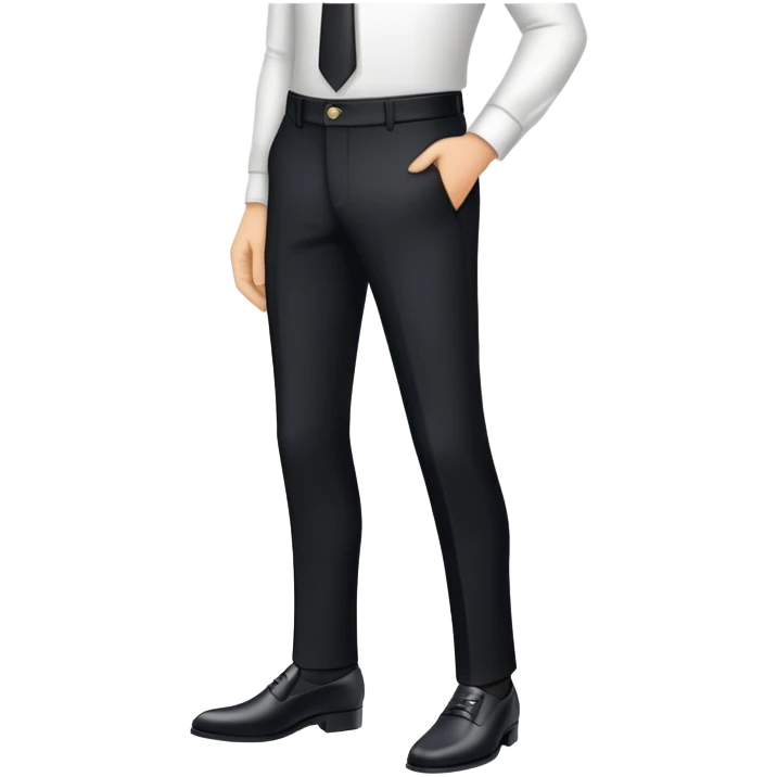 Fancy black pants emoji