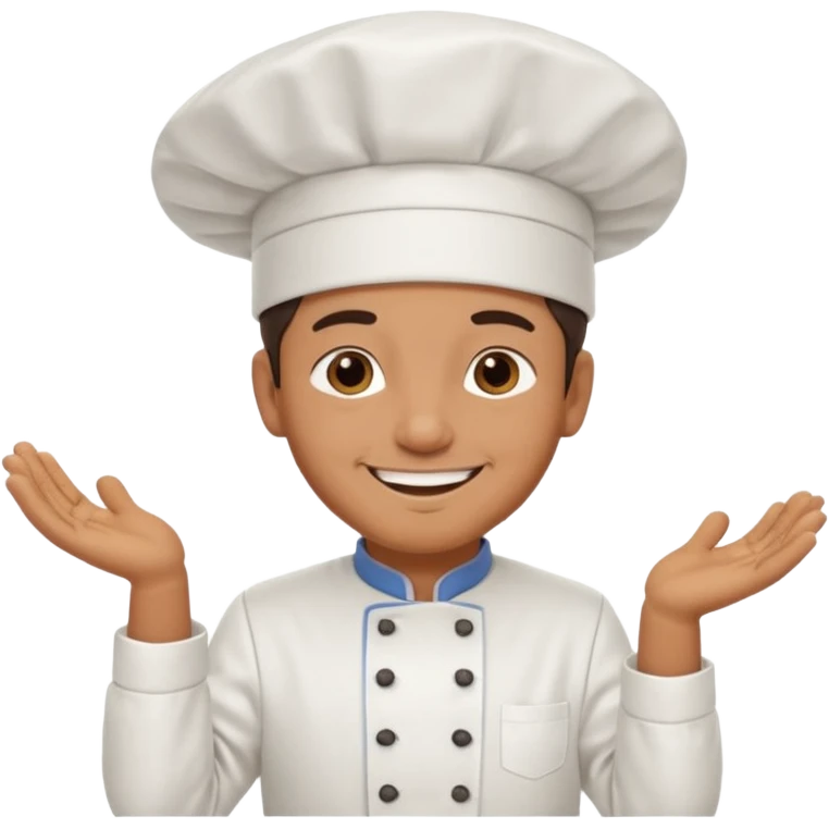 Cook Man face and chest  emoji