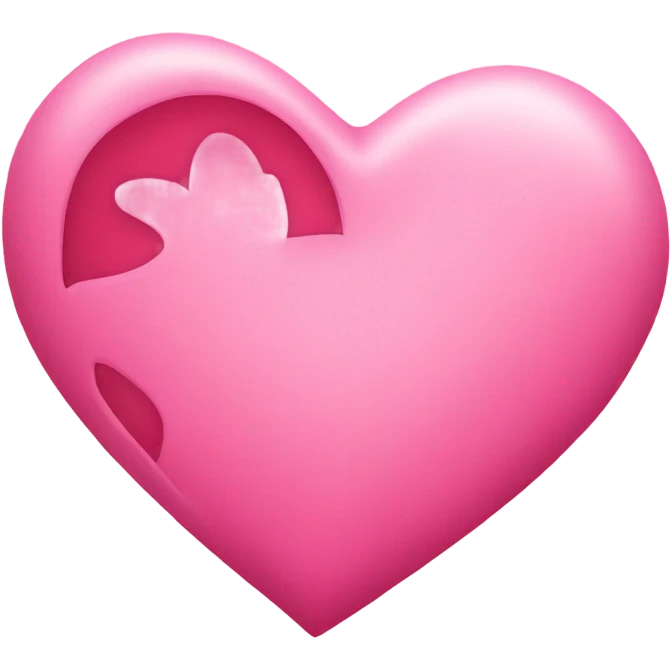 Pink valentine’s day emoji
