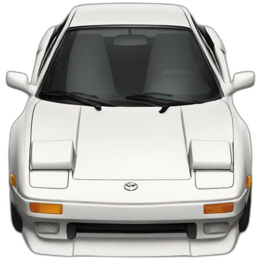 Toyota mr2 sw20 color negro emoji