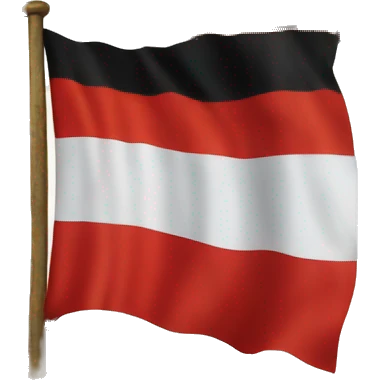 German empire flag from 1871 to 1918.  emoji