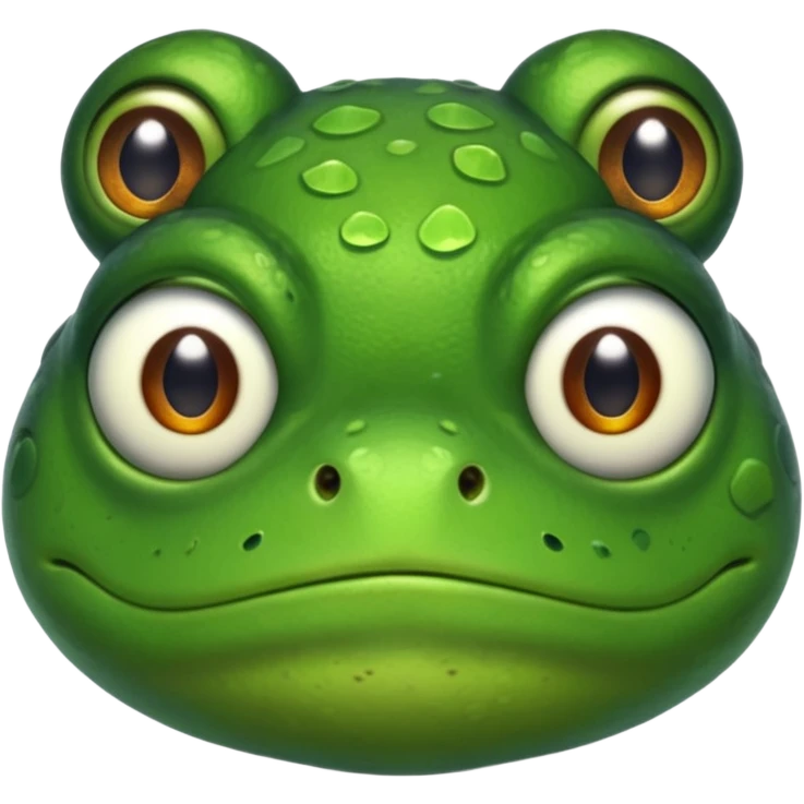 Frog being mad emoji