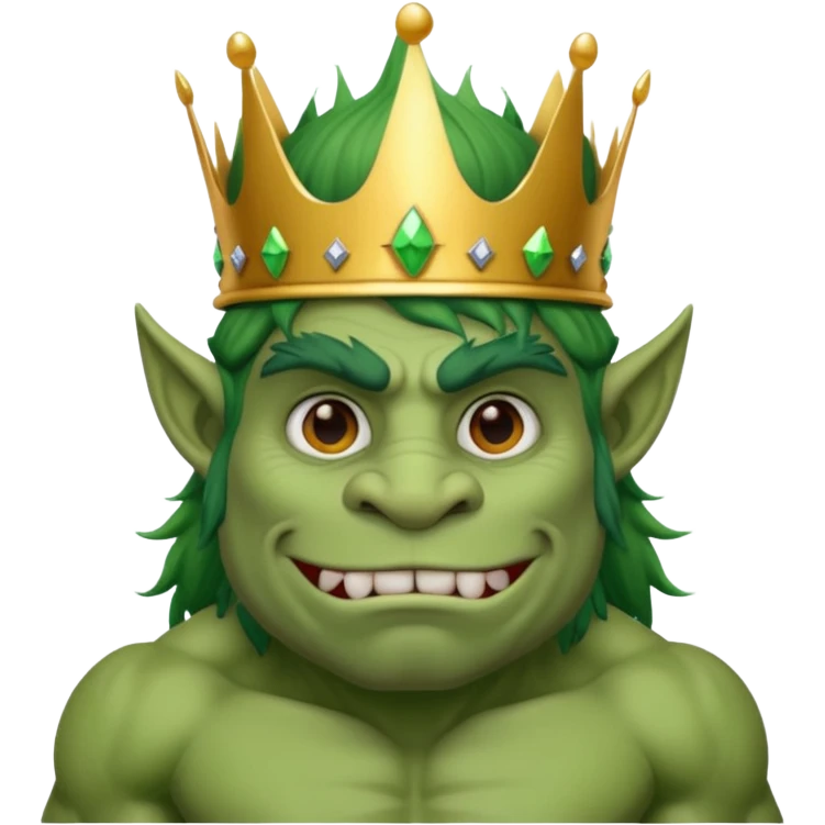 Troll king  emoji
