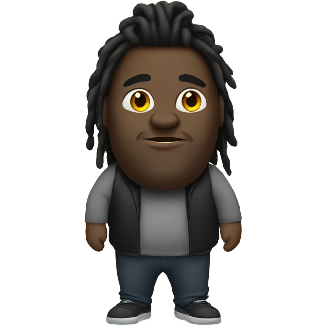 600-lb black guy with dreads emoji